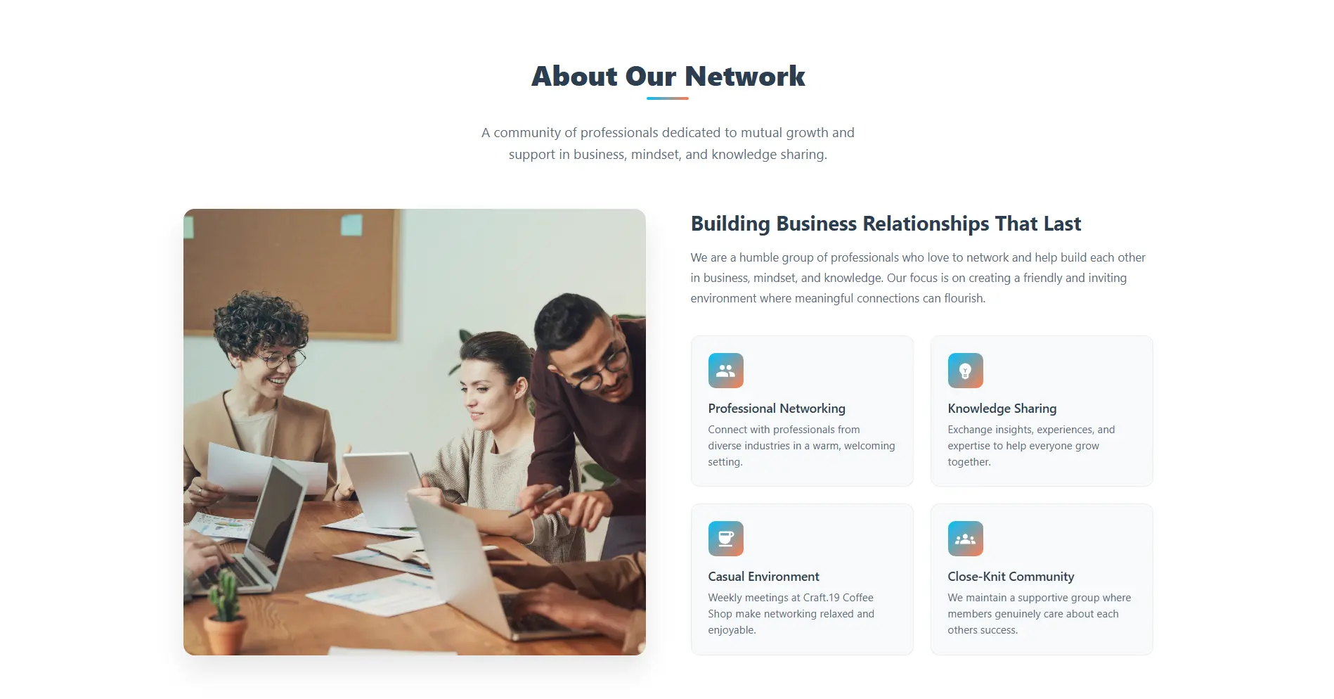 Businesses Grow Together project view 1
