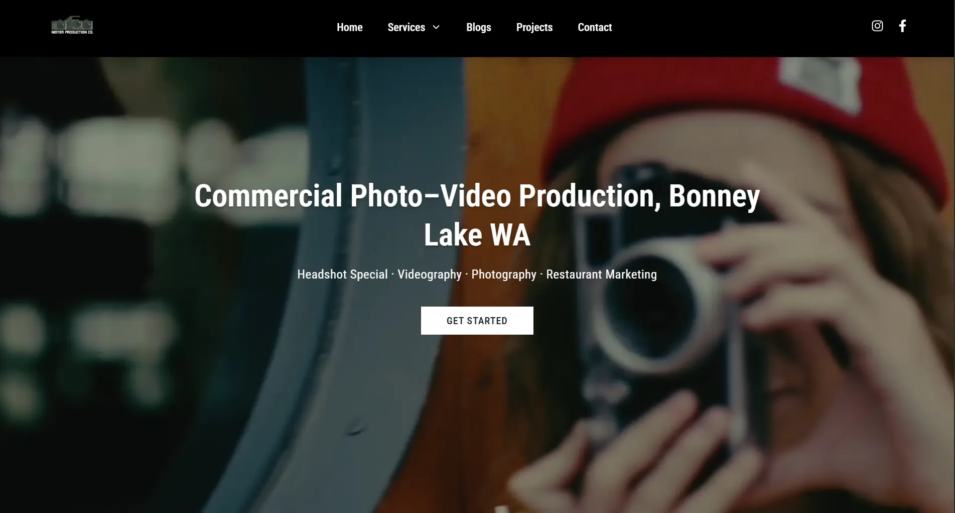 Moyer Production Co website preview