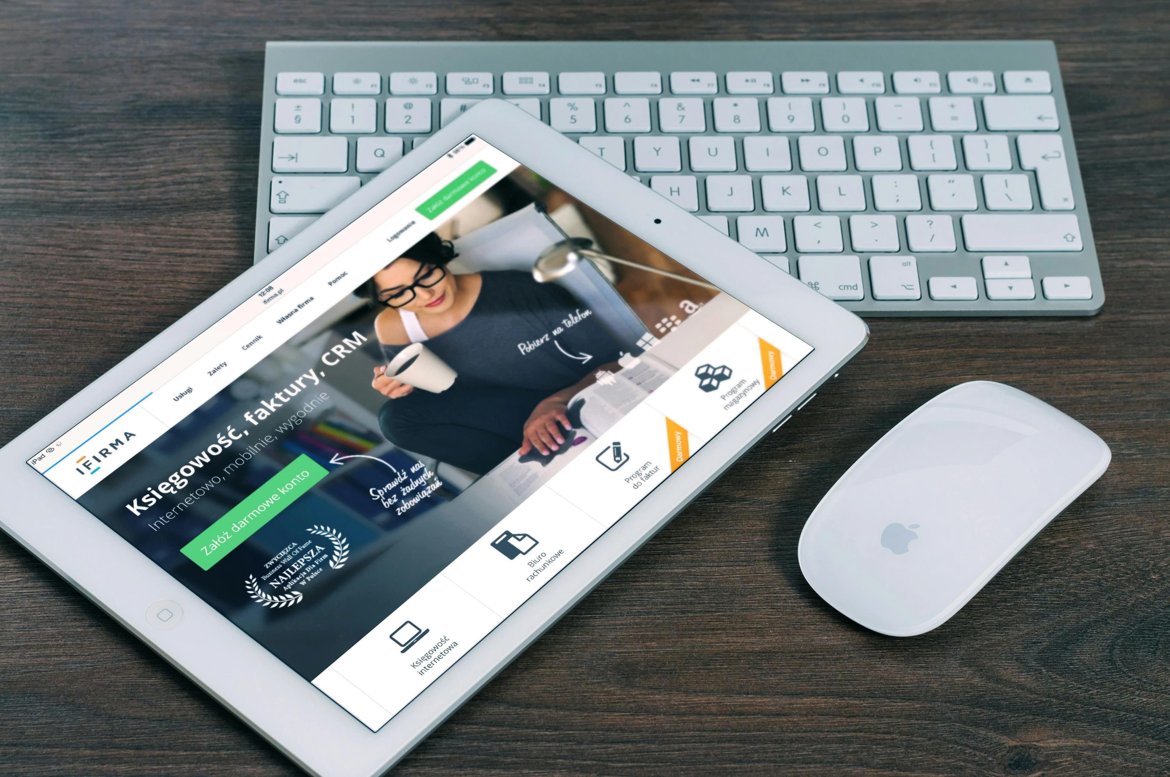 Modern website design and interface planning